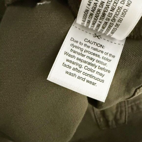 UNIVERSAL THREAD | Romper Utility Style Short Sleeve Army Olive Green | Small - Picture 8 of 8